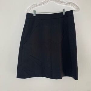 Kate Spade black aline skirt 6